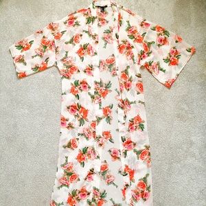 Floor Length Cardigan | chiffon